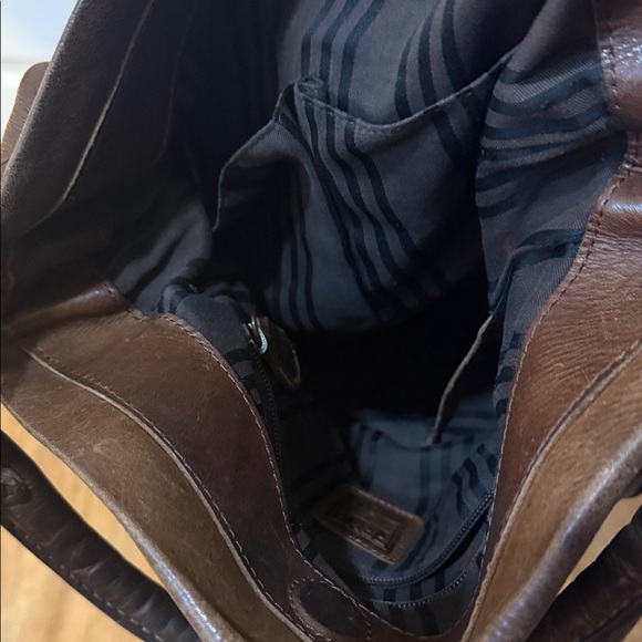 Vintage Frye Brown Leather Hobo Bag - Picture 4 of 15